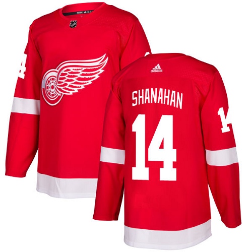 Adidas Red Wings #14 Brendan Shanahan Red Home Authentic Stitched NHL Jersey